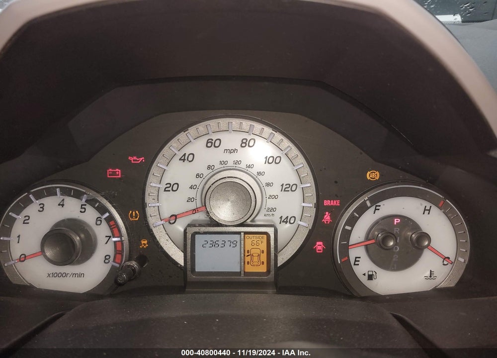 2012 HONDA PILOT EX-L VIN: 5FNYF3H57CB029438