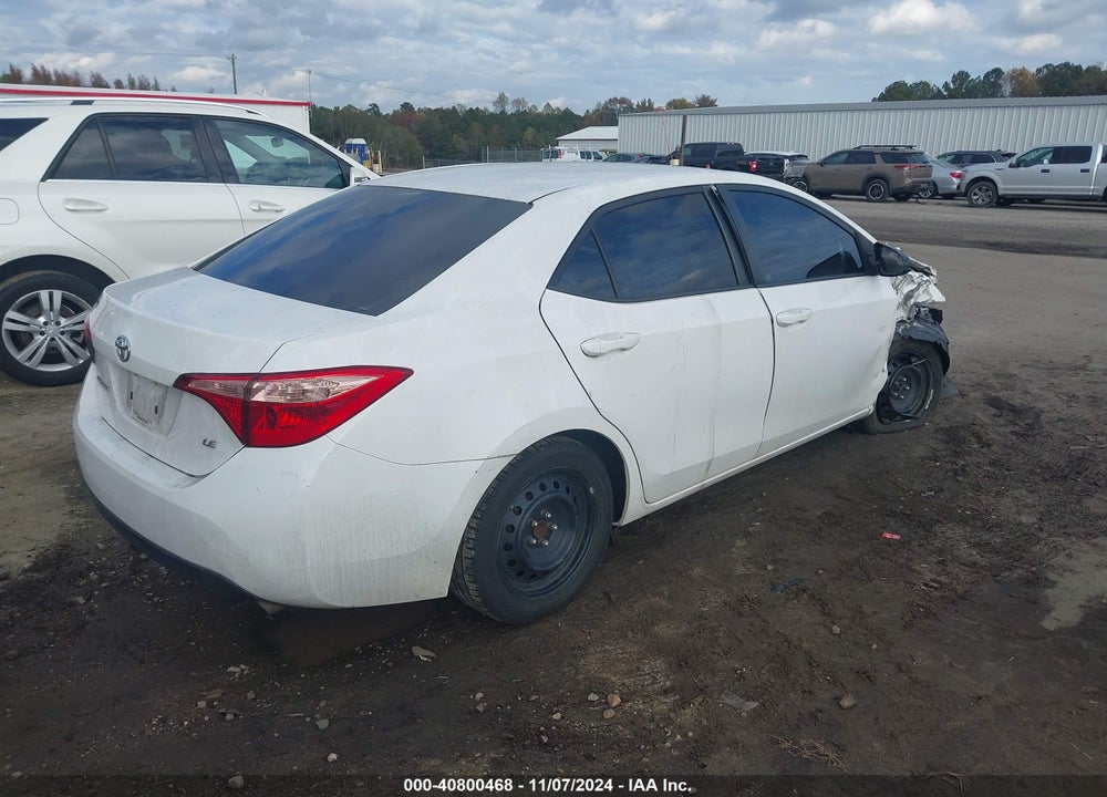 2017 TOYOTA COROLLA LE VIN: 5YFBURHE5HP705783
