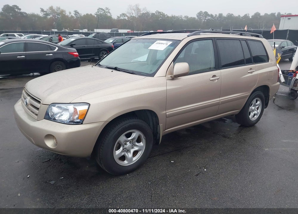 2004 TOYOTA HIGHLANDER VIN: JTEGD21A540077180