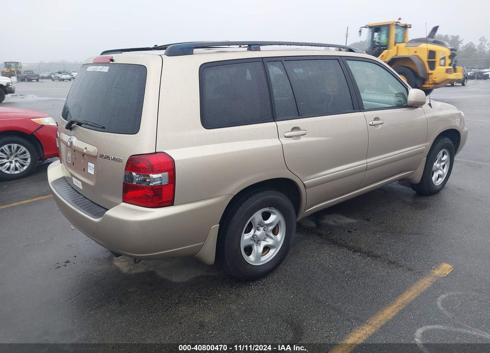 2004 TOYOTA HIGHLANDER VIN: JTEGD21A540077180