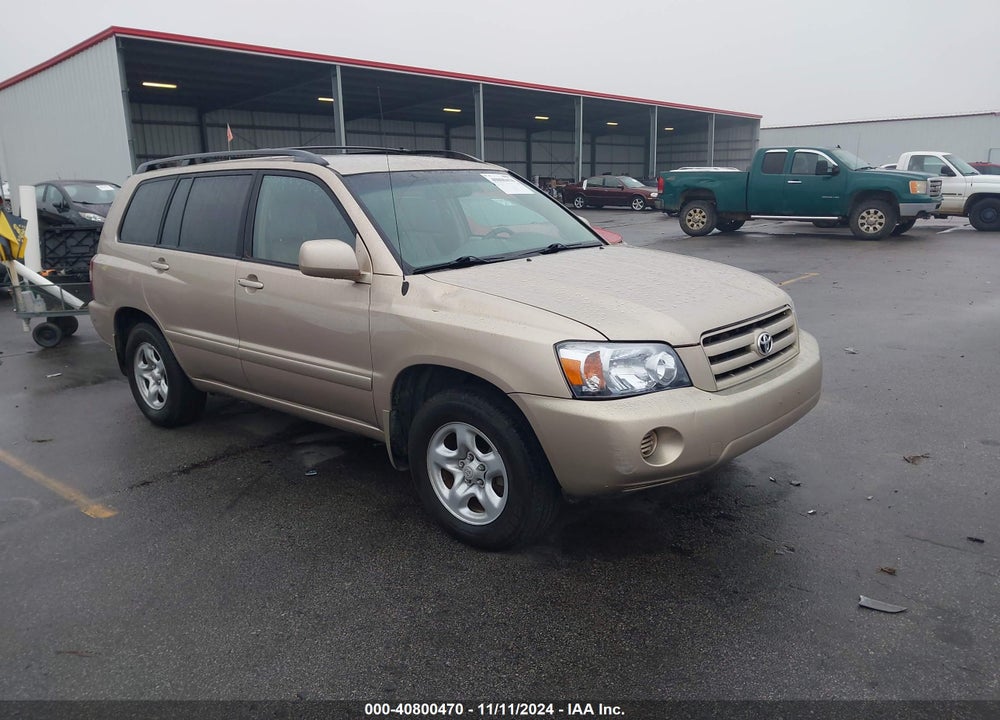 2004 TOYOTA HIGHLANDER VIN: JTEGD21A540077180