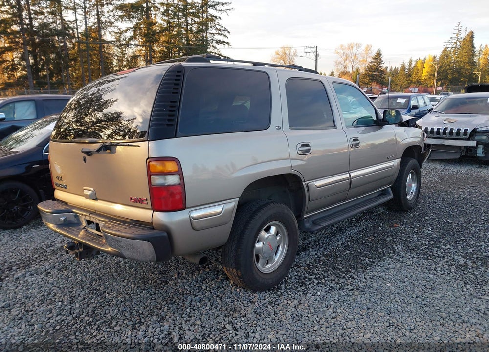 2001 GMC YUKON SLT VIN: 1GKEK13T41R174716