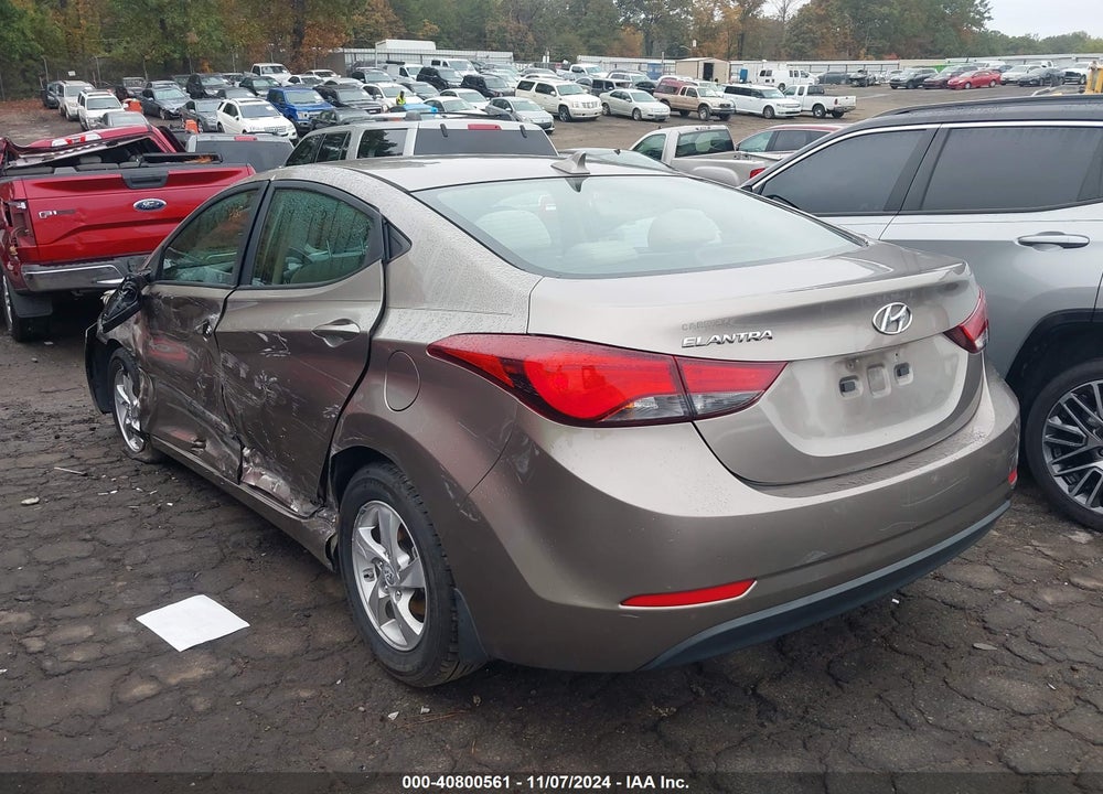 2014 HYUNDAI ELANTRA SE VIN: 5NPDH4AE0EH546805