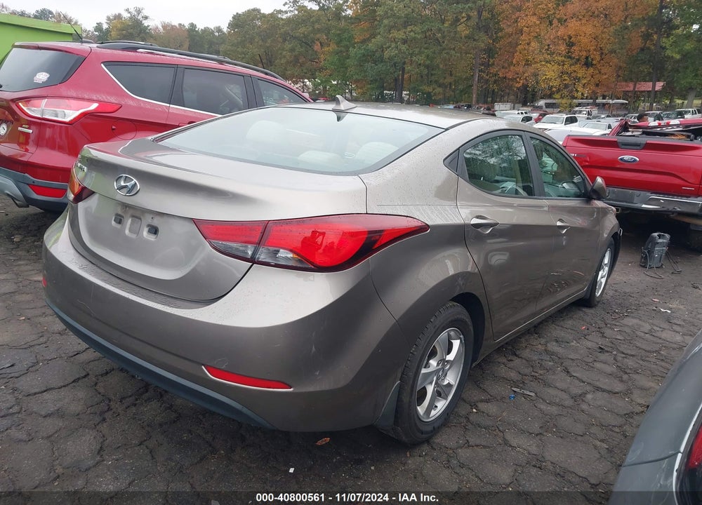 2014 HYUNDAI ELANTRA SE VIN: 5NPDH4AE0EH546805