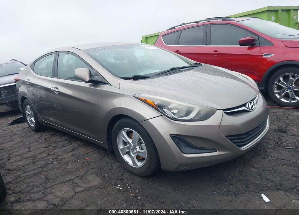 2014 HYUNDAI ELANTRA SE VIN: 5NPDH4AE0EH546805