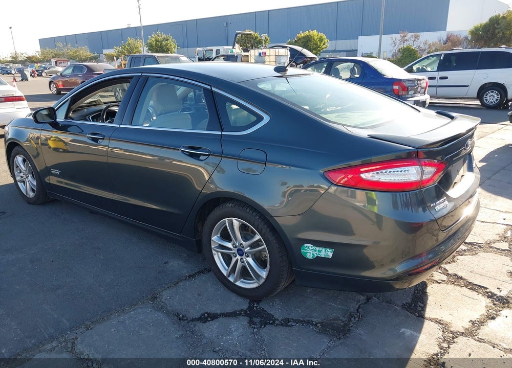 2015 FORD FUSION ENERGI TITANIUM VIN: 3FA6P0SU4FR253648