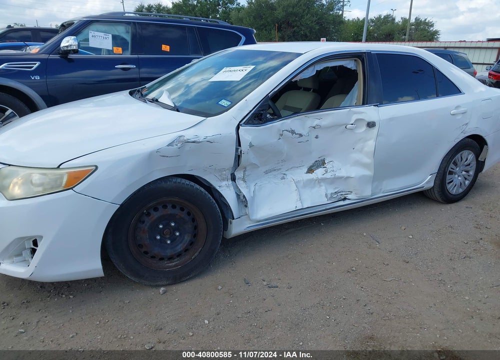 2012 TOYOTA CAMRY LE VIN: 4T1BF1FK6CU558837