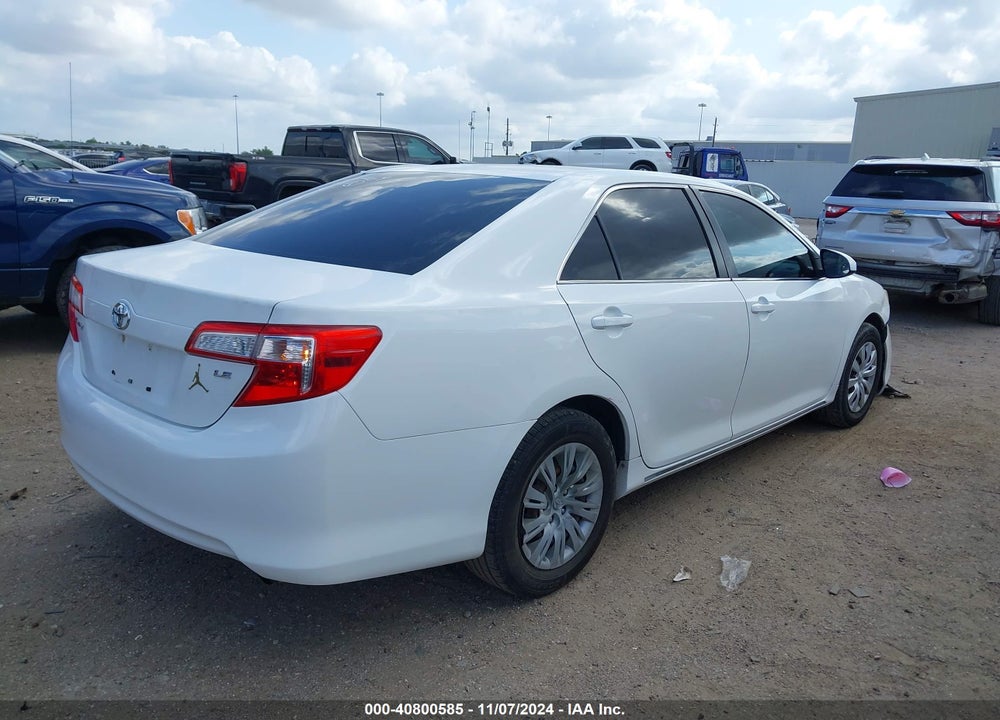 2012 TOYOTA CAMRY LE VIN: 4T1BF1FK6CU558837