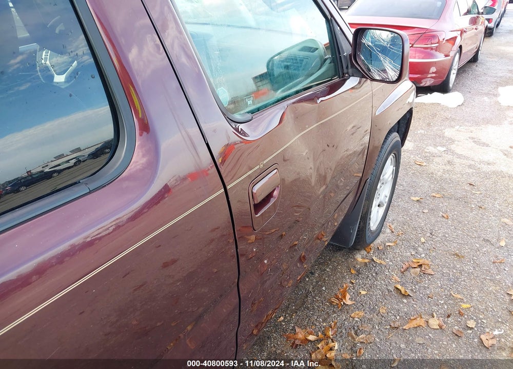 2007 HONDA RIDGELINE RTL VIN: 2HJYK16597H543869