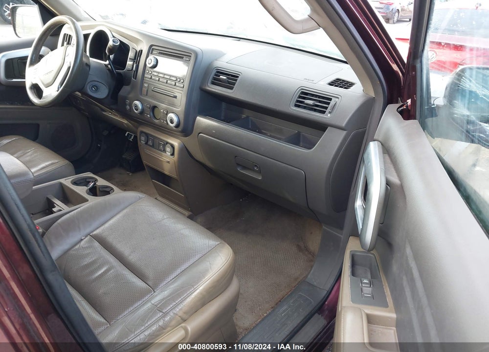2007 HONDA RIDGELINE RTL VIN: 2HJYK16597H543869