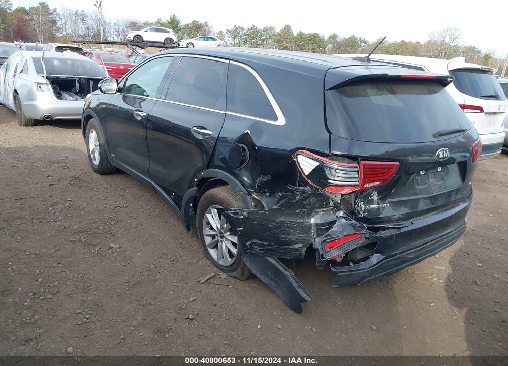 2019 KIA SORENTO 3.3L LX VIN: 5XYPGDA5XKG554607
