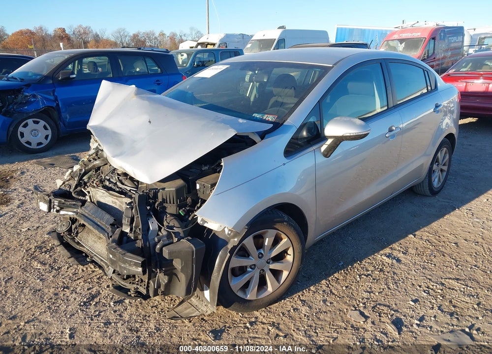 2012 KIA RIO EX VIN: KNADN4A35C6050622