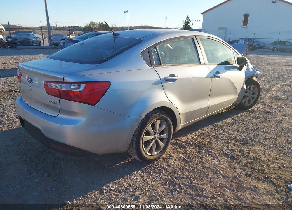 2012 KIA RIO EX VIN: KNADN4A35C6050622