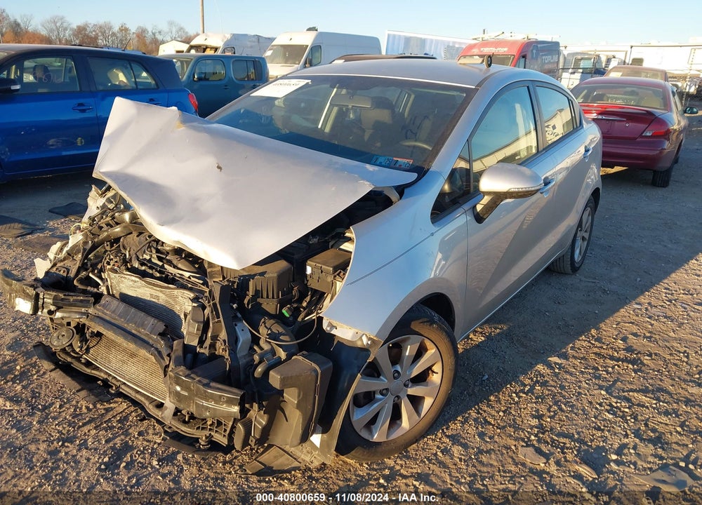 2012 KIA RIO EX VIN: KNADN4A35C6050622