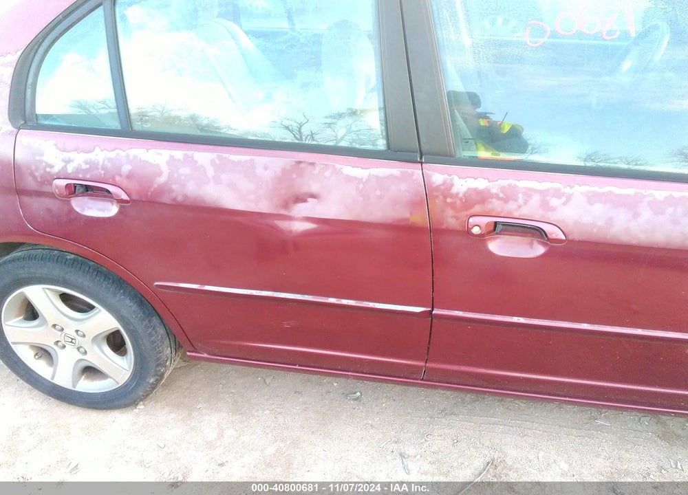 2004 HONDA CIVIC EX VIN: 2HGES26724H512314