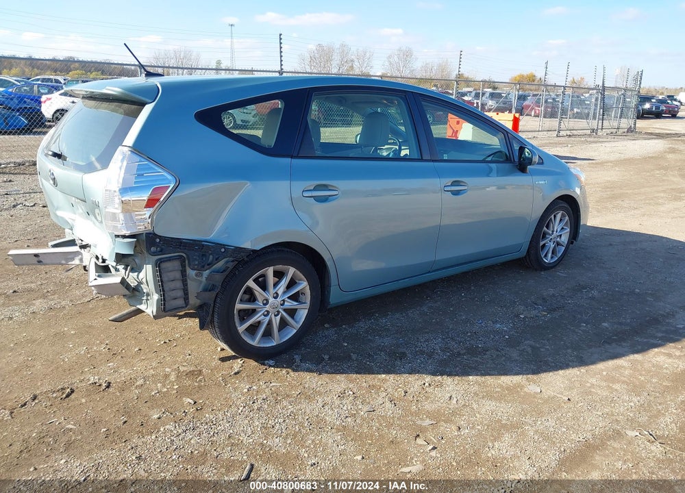 2014 TOYOTA PRIUS V FIVE VIN: JTDZN3EU5EJ007355
