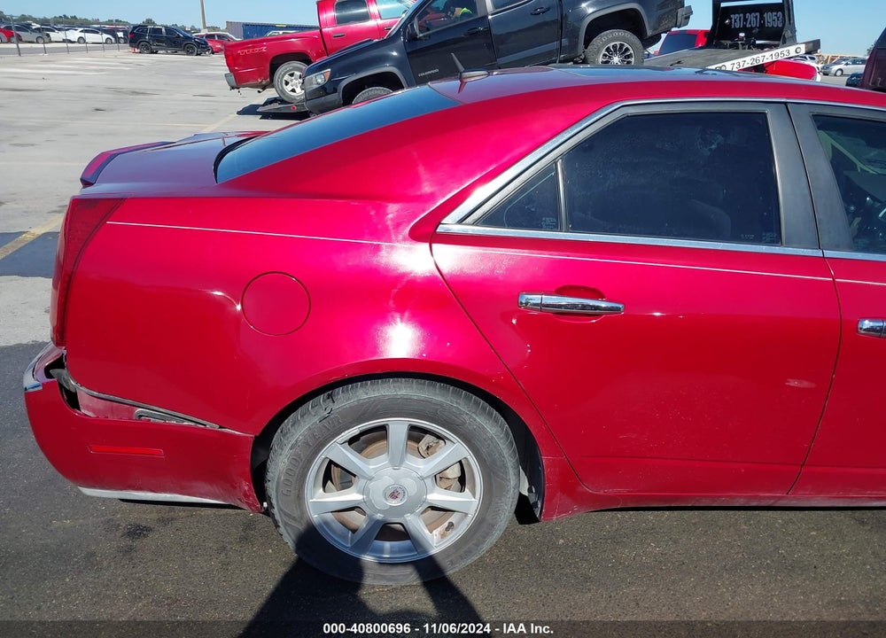 2008 CADILLAC CTS STANDARD VIN: 1G6DG577380178481