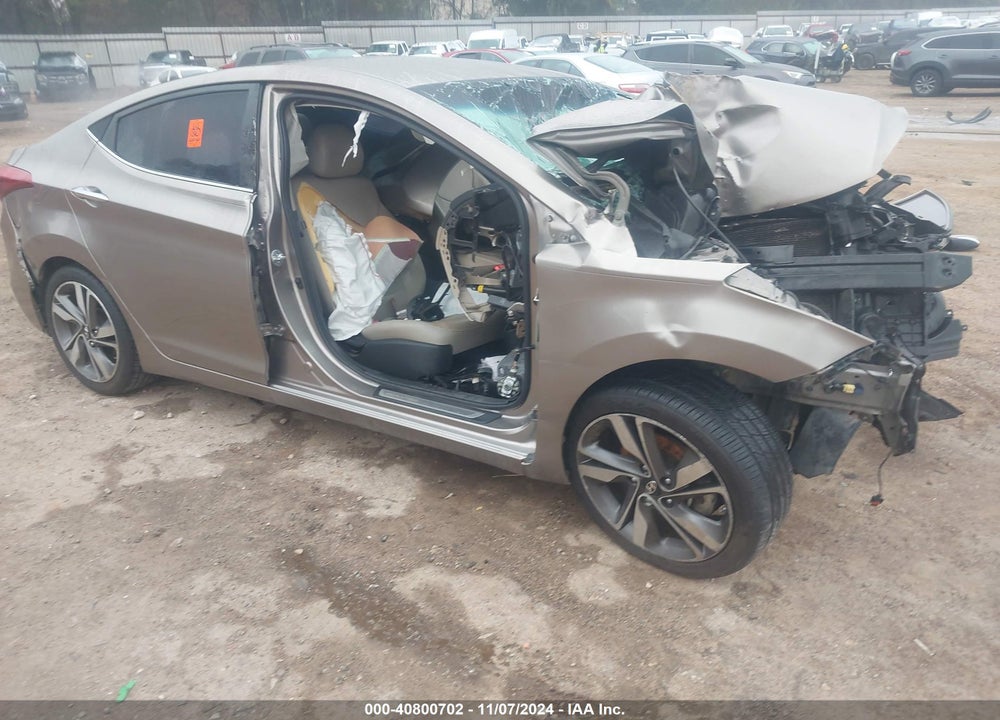 2014 HYUNDAI ELANTRA LIMITED VIN: 5NPDH4AE9EH485339