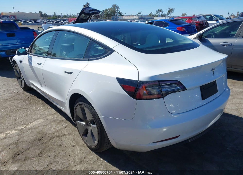 2022 TESLA MODEL 3 REAR-WHEEL DRIVE VIN: 5YJ3E1EA9NF362357