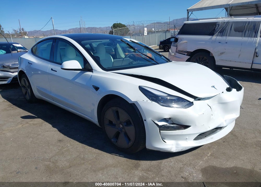 2022 TESLA MODEL 3 REAR-WHEEL DRIVE VIN: 5YJ3E1EA9NF362357