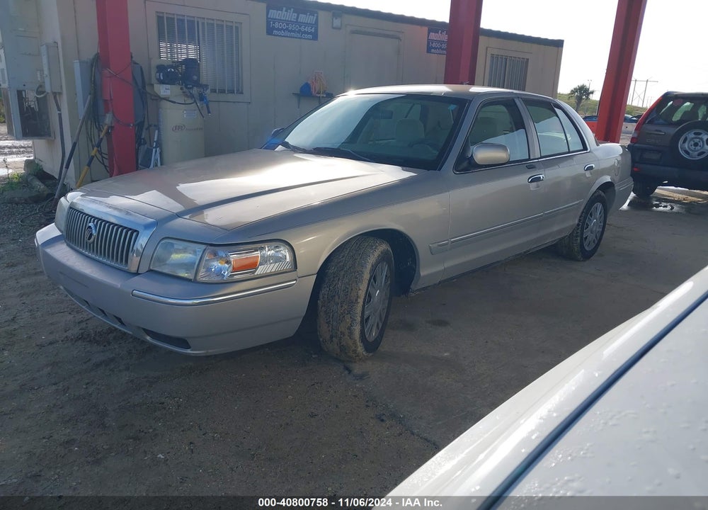 2008 MERCURY GRAND MARQUIS GS VIN: 2MEFM74V48X618821