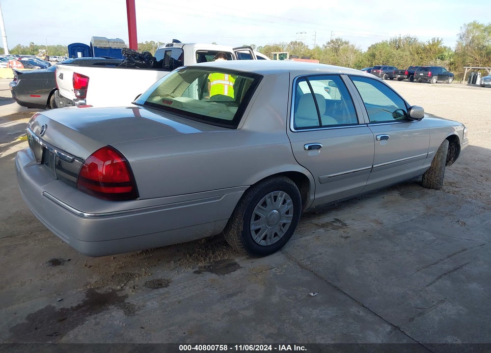 2008 MERCURY GRAND MARQUIS GS VIN: 2MEFM74V48X618821
