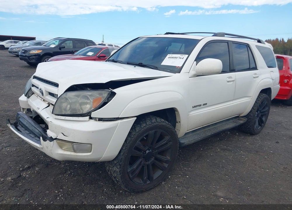 2005 TOYOTA 4RUNNER LIMITED V8 VIN: JTEBT17R858026442