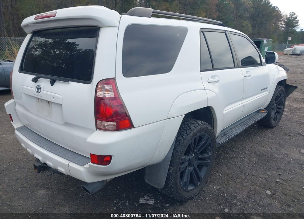 2005 TOYOTA 4RUNNER LIMITED V8 VIN: JTEBT17R858026442