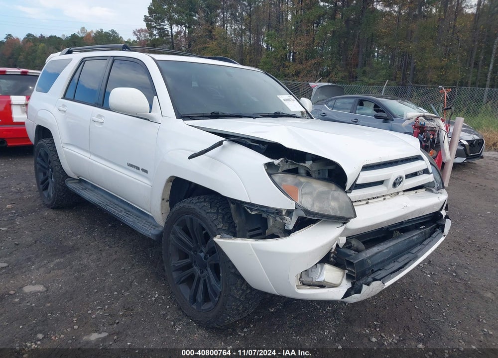 2005 TOYOTA 4RUNNER LIMITED V8 VIN: JTEBT17R858026442