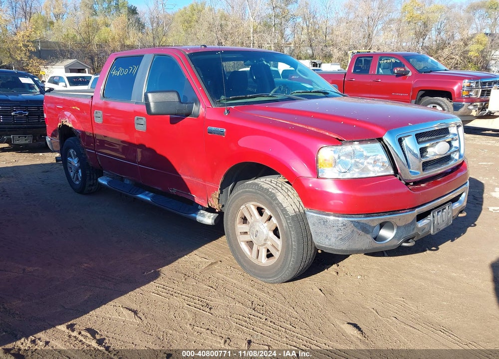 2008 FORD F-150 60TH ANNIVERSARY/FX4/KING RANCH/LARIAT/XLT VIN: 1FTPW14V28FC24341