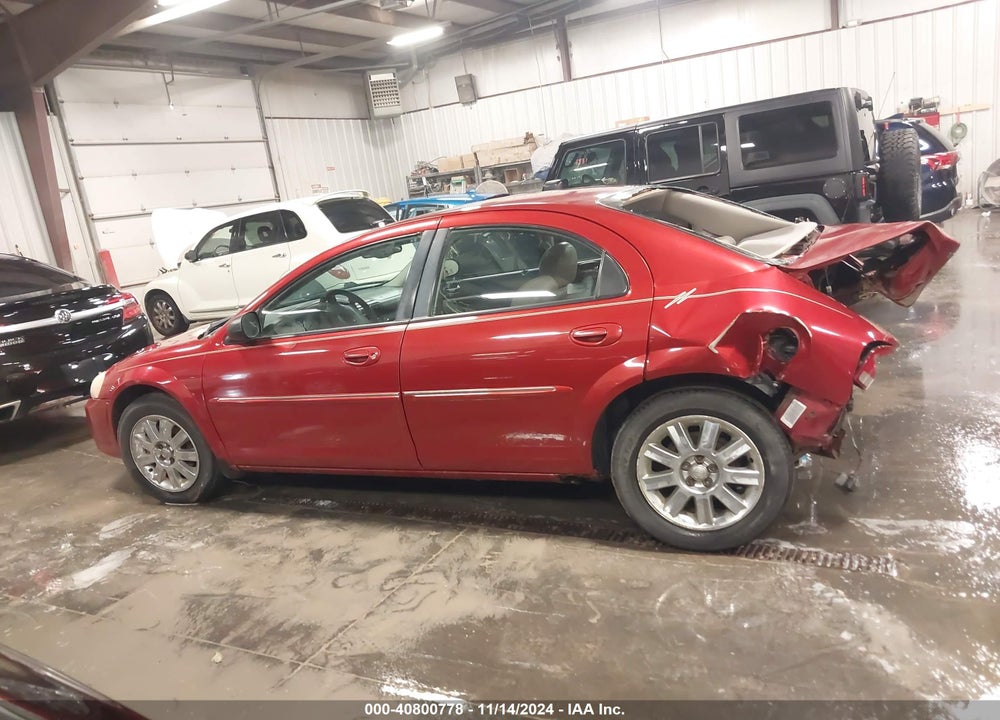 2004 CHRYSLER SEBRING LIMITED VIN: 1C3EL66R24N228648