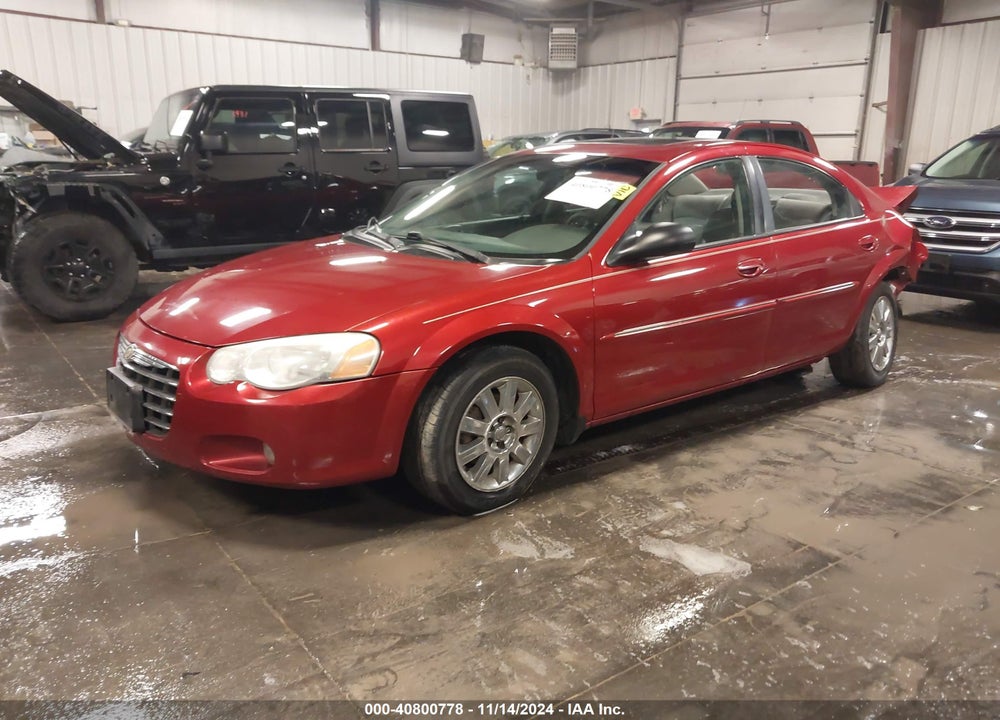2004 CHRYSLER SEBRING LIMITED VIN: 1C3EL66R24N228648