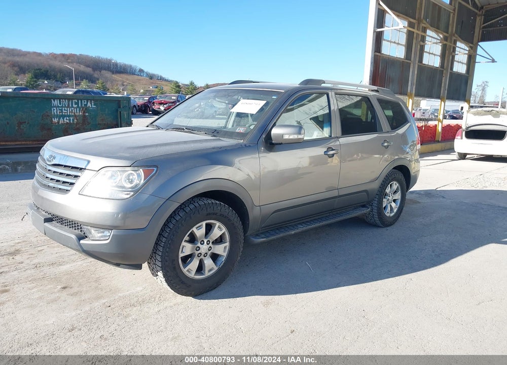 2009 KIA BORREGO EX V6 VIN: KNDJH741595039188