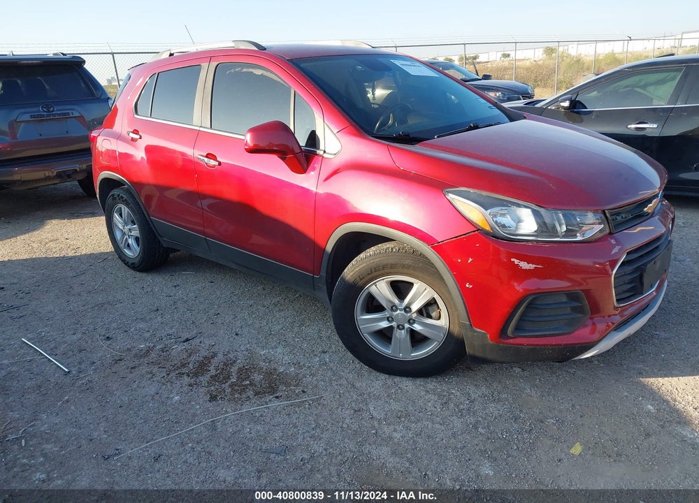 2019 CHEVROLET TRAX LT VIN: 3GNCJLSB2KL159643
