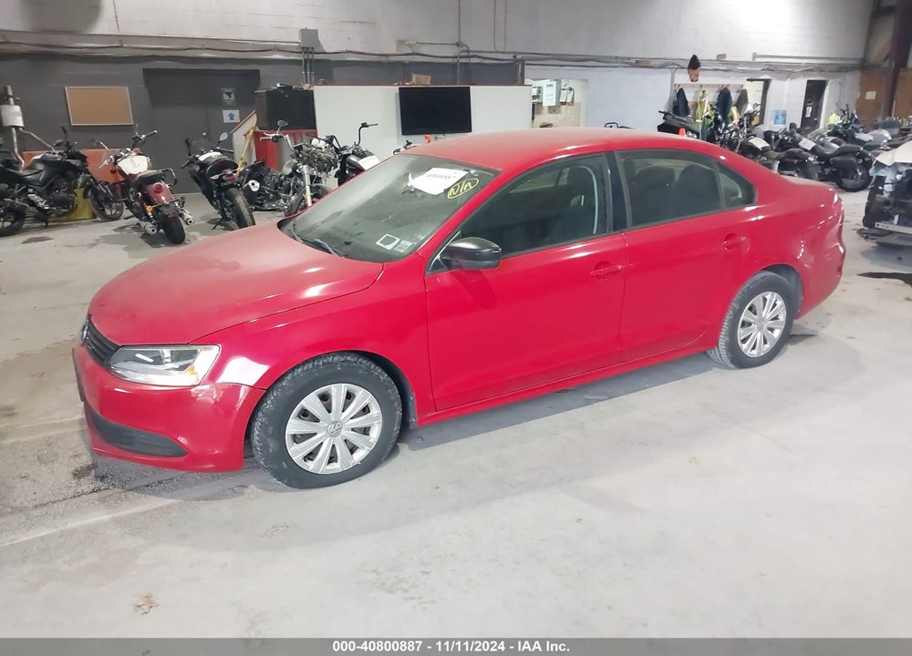 2013 VOLKSWAGEN JETTA 2.0L S VIN: 3VW2K7AJ2DM383281