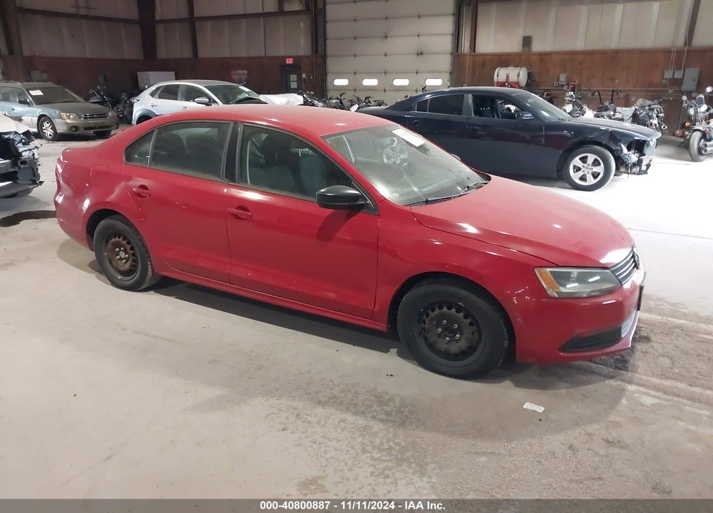 2013 VOLKSWAGEN JETTA 2.0L S VIN: 3VW2K7AJ2DM383281