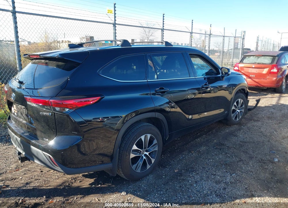2021 TOYOTA HIGHLANDER HYBRID XLE VIN: 5TDHBRCH7MS521352