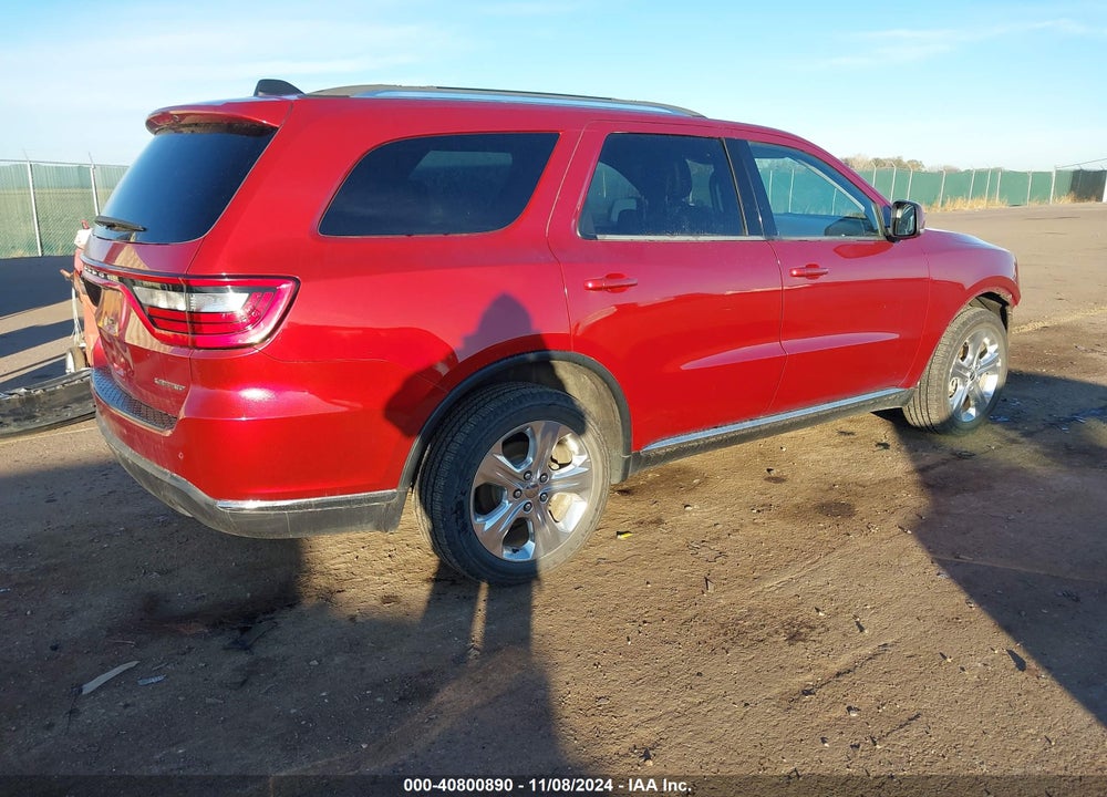 2014 DODGE DURANGO VIN: 1C4RDJDG3EC468609