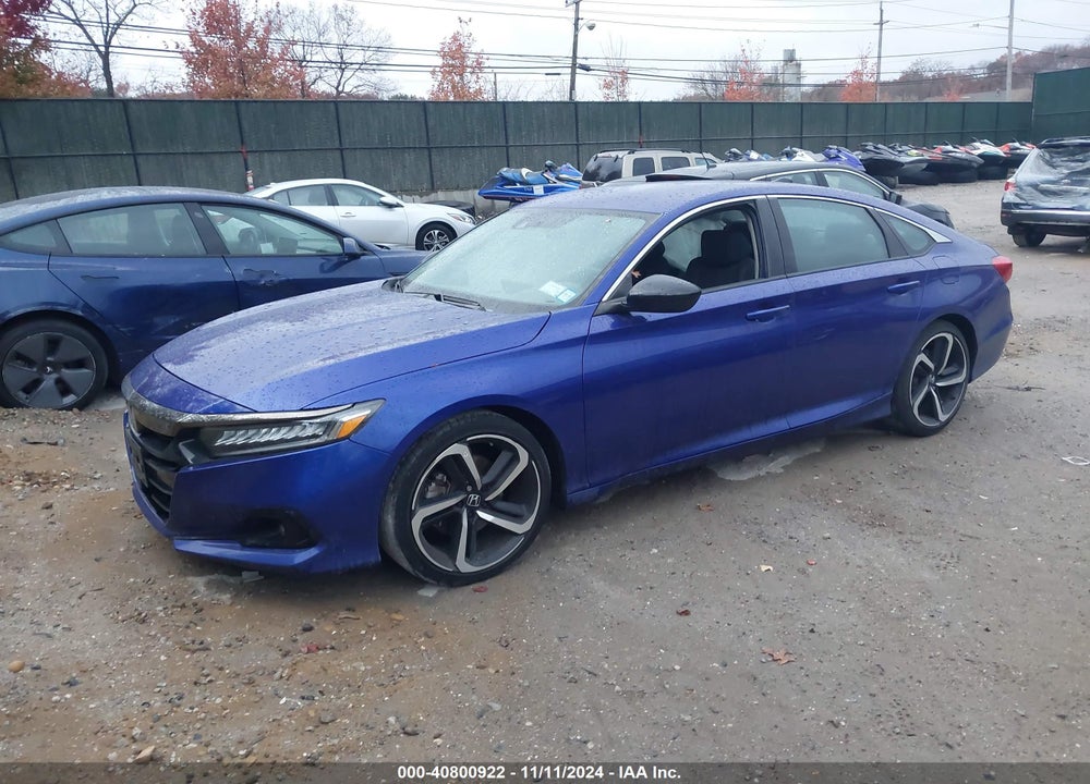 2021 HONDA ACCORD SPORT SPECIAL EDITION VIN: 1HGCV1F4XMA068144