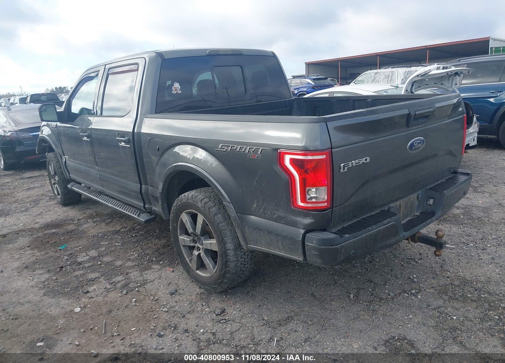 2016 FORD F-150 XLT VIN: 1FTEW1EP2GFD17186