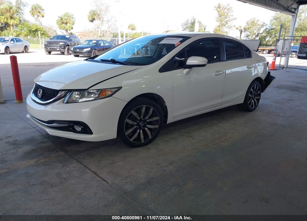 2014 HONDA CIVIC EX-L VIN: 19XFB2F91EE073589