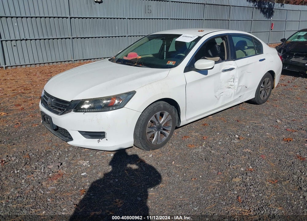 2013 HONDA ACCORD LX VIN: 1HGCR2F36DA022876