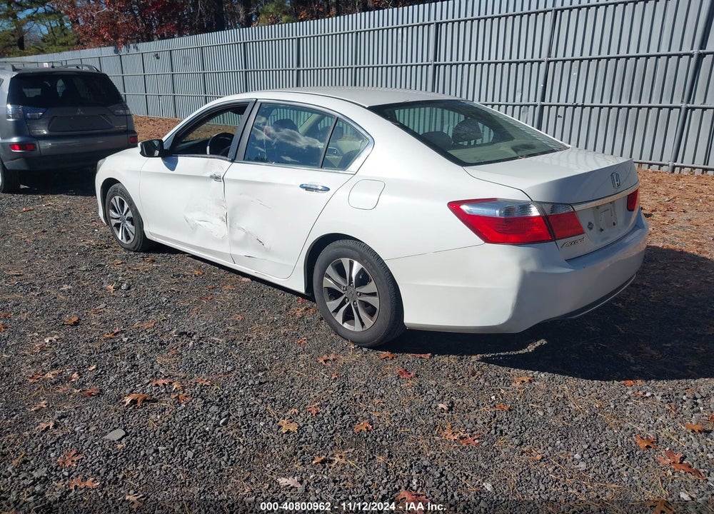2013 HONDA ACCORD LX VIN: 1HGCR2F36DA022876