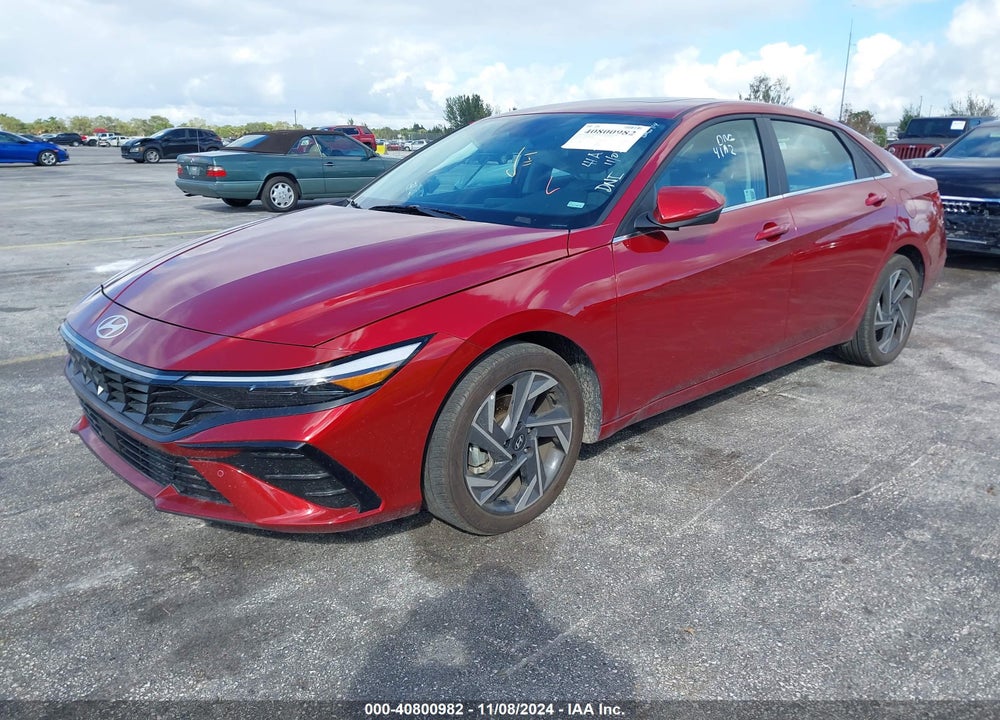 2024 HYUNDAI ELANTRA LIMITED VIN: KMHLP4DG2RU756342