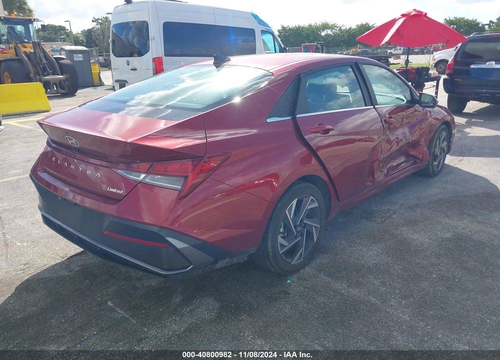 2024 HYUNDAI ELANTRA LIMITED VIN: KMHLP4DG2RU756342