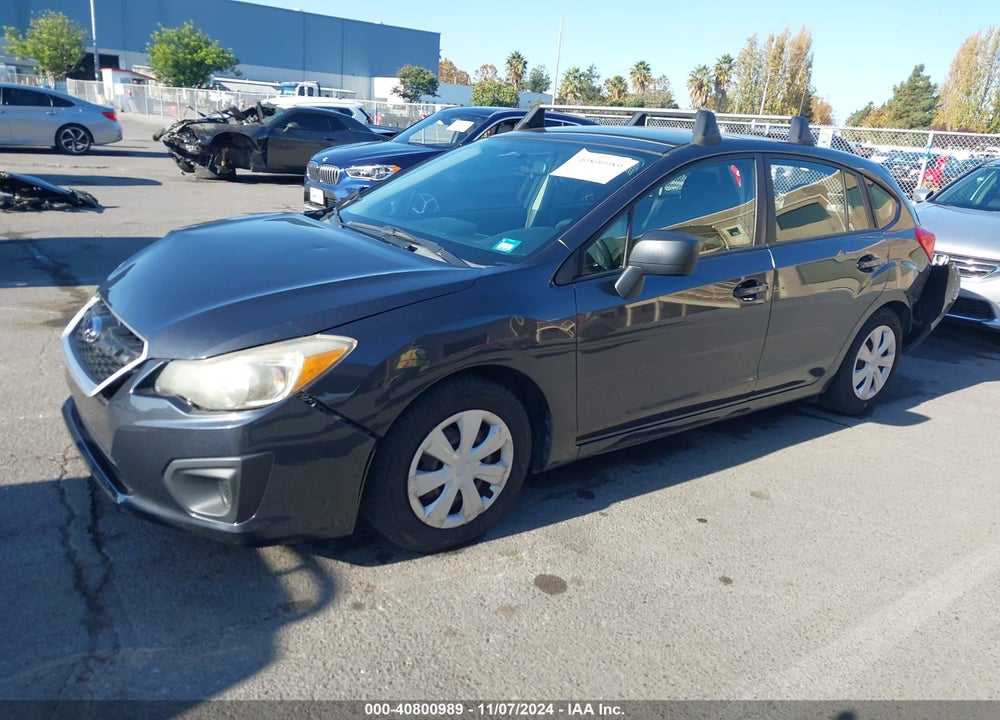 2013 SUBARU IMPREZA 2.0I VIN: JF1GPAA66DH868634