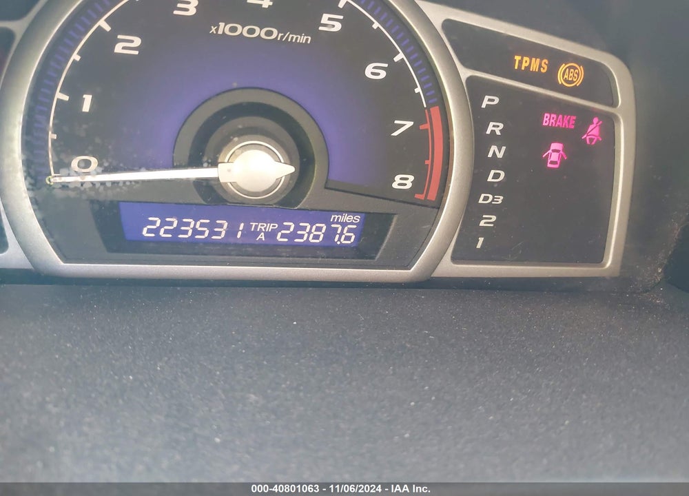 2009 HONDA CIVIC LX VIN: 2HGFA16559H328072