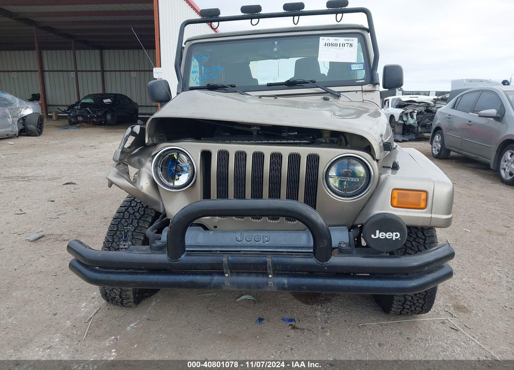 2004 JEEP WRANGLER SAHARA VIN: 1J4FA59S44P764692