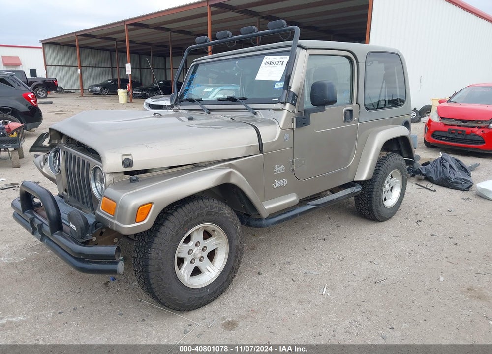 2004 JEEP WRANGLER SAHARA VIN: 1J4FA59S44P764692