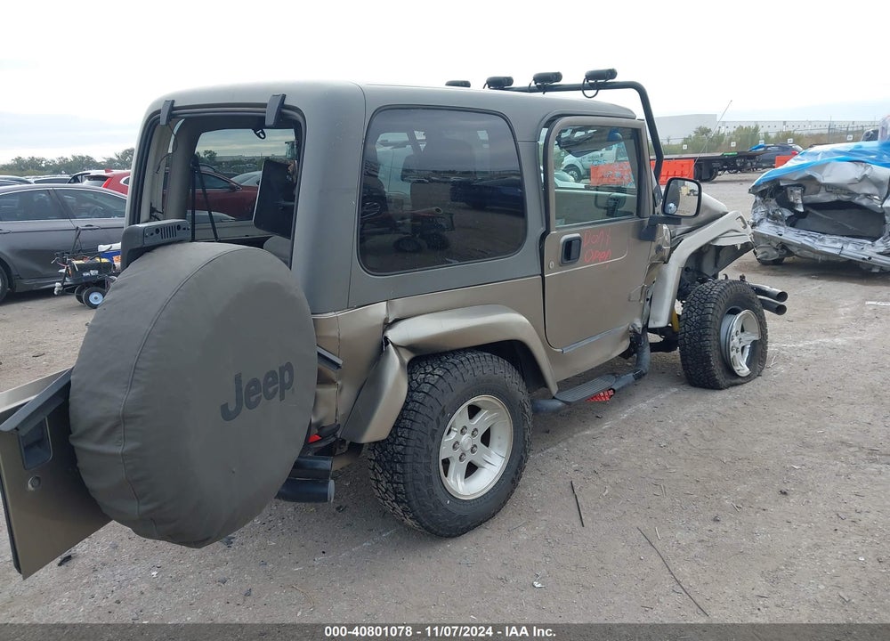 2004 JEEP WRANGLER SAHARA VIN: 1J4FA59S44P764692
